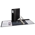 Binders | Avery 08901 3 EZD Rings 5 in. Capacity 11 in. x 8.5 in. Durable Non-View Binder with DuraHinge - Black image number 1