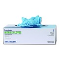 Disposable Gloves | Boardwalk 382SBXA 5 mil. Disposable Examination Nitrile Gloves - Small, Blue (100/Box) image number 1