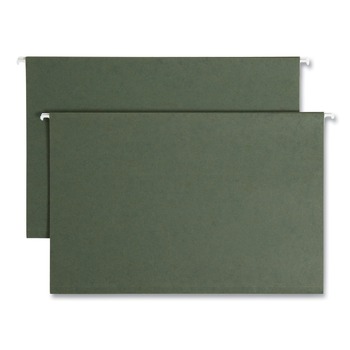 Smead 64339 1 in. Capacity Legal Size Box Bottom Hanging File Folders - Standard Green (25/Box)