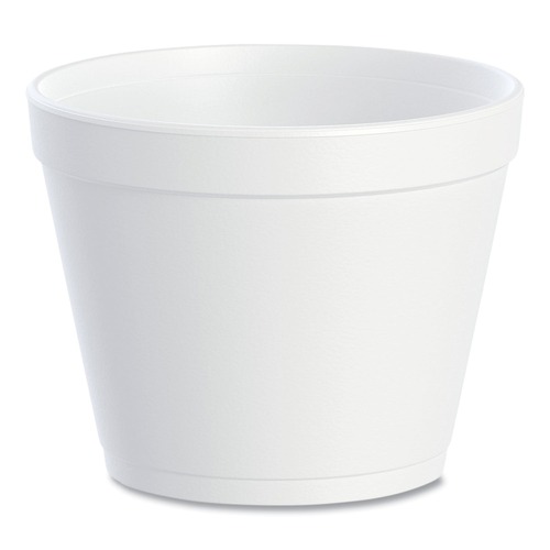  | Dart 24MJ48 24 oz. Foam Containers - White (500/Carton) image number 0