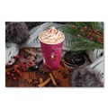  | SOLO 316SI-0041 16 oz. Paper Hot Drink Cups in Bistro Design - Maroon (1000/Carton) image number 3