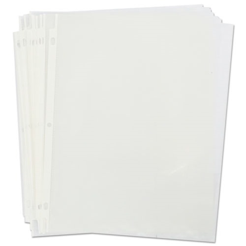 Sheet Protectors | Universal UNV21127 Letter Size Nonglare Economy Top-Load Poly Sheet Protectors - Clear (200/Box) image number 0
