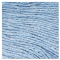  | Boardwalk BWK502BLCT 5 in. Headband Super Loop Cotton/Synthetic Fiber Wet Mop Head - Medium , Blue (12/Carton) image number 3