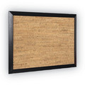 Bulletin Boards | MasterVision SF0722581012 36 in. x 24 in. Natural Cork Bulletin Board - Tan Surface/Black Wood Frame image number 1