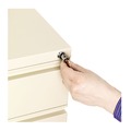 Office Filing Cabinets & Shelves | Alera ALEKC501111 Lock Core Set for Metal File Pedestals - Chrome (1-Set) image number 1