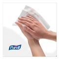 Hand Wipes | PURELL 9118-02 6 in. x 8 in. Fresh Citrus Scent Hand Sanitizing Wipes - White, (2/Carton) image number 2