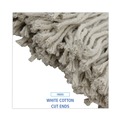 Just Launched | Boardwalk BWK220CCT 20 oz. Premium Cut-End Cotton Wet Mop Heads - White (12/Carton) image number 6