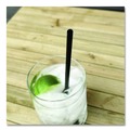 Cutlery | Boardwalk BWKJSTUW775BK 7.75 in. Polypropylene Jumbo Straws - Black (12500/Carton) image number 4