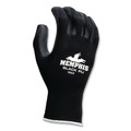 Cleaning Gloves | MCR Safety 9669S Economy PU Coated Work Gloves - Small/Black (1-Dozen) image number 2