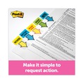 Page Flags | Post-it Flags 680-IH2 1 in. Initial Here Arrow Message Page Flags - Blue (100/Pack) image number 2