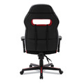 Alera | Alera BT-51593RED 15.91 in. to 19.8 in. Seat Height Racing Style Ergonomic Gaming Chair - Black/Red image number 5