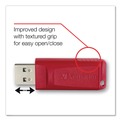 Office Electronics & Batteries | Verbatim 96806 32 GB Store 'N' Go Usb Flash Drive - Red image number 3