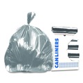 Trash Bags | Heritage H7856WS 39 in. x 56 in. 1.7 mil 55 Gallon Linear Low-Density Can Liners - Silver (50/Carton) image number 0
