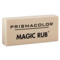 Erasers & Correction Supplies | Prismacolor 73201 MAGIC RUB Rectangular Block Medium Eraser for Pencil/Ink Marks - Off-White (1-Dozen) image number 2