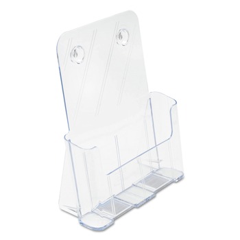 Deflecto 77001 9.25w x 3.75d x 10.75h Magazine DocuHolder for Countertop/Wall-Mount - Clear