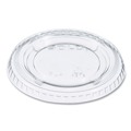 Just Launched | Dart PL4N 3.25 - 9 oz. Portion/Souffle Cup Lids - Clear (2500/Carton) image number 1