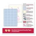Retail Store Supplies | DocuGard 04545 8.5 in. x 11 in. 24 lbs. Bond Weight Medical Security Papers - Blue (1-Ream) image number 1