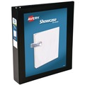 Back to School Sale | Avery 19650 11 in. x 8.5 in. 3 Rings 1.5 in. Capacity Showcase Economy View Binders with Slant Rings - Black image number 0