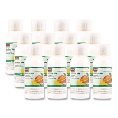Cleaning & Janitorial Supplies | Rubbermaid Commercial FG401690 Microburst 3000 2 oz. Aerosol Spray Refill - Mango (12/Carton) image number 0