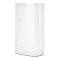  | General 51030 6.31 in. x 4.19 in. x 13.38 in. 35 lbs. Capacity #10 Grocery Paper Bags - White (500/Bundle) image number 1