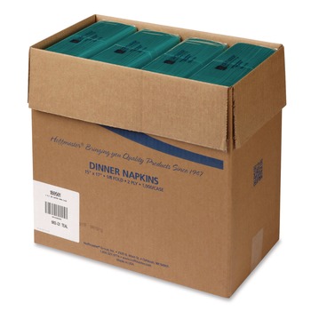FACILITY MAINTENANCE SUPPLIES | Hoffmaster 180501 Dinner Napkins 2-Ply 15 x 17 Teal (1000/Carton)