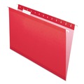 Just Launched | Pendaflex 04153 1/5 RED 1/5-Cut Tabs Colored Reinforced Hanging Legal Folders - Red (25/Box) image number 0