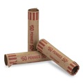 Office & Office Supplies | Pap-R Products 20001 0.50 Dollar Pennies Preformed Tubular Coin Wrappers (1000/Box) image number 1
