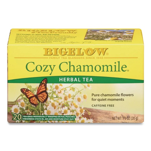 Beverages & Drink Mixes | Bigelow RCB10401 Single Flavor Tea - Cozy Chamomile (28 Bags/Box) image number 0