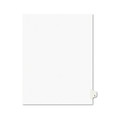 Dividers & Tabs | Avery 01425 Avery-Style 26-Tab 'Y' Label 11 in. x 8.5 in. Preprinted Legal Side Tab Divider - White (25-Piece/Pack) image number 0