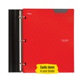 File Folders | Five Star 38049 11 in. x 8.5 in. Two-Pocket Stay-Put Plastic Folder - Assorted (4/Pack) image number 2