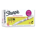 Permanent Markers | Sharpie 2107614 Medium Bullet Tip Permanent Paint Marker - White (1 Dozen) image number 1