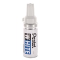 Permanent Markers | Pentel 100W Broad Bullet Tip Permanent Marker - White image number 2