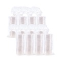  | Dart C16BDL 5.4 in. x 1.1 in. PresentaBowls Plastic Dome Lids - Clear (504/Carton) image number 1