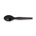 Just Launched | Dixie TH517 Heavyweight Plastic Cutlery Teaspoons - Black (1000/Carton) image number 2