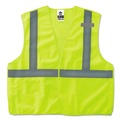 Safety & First Aid | Ergodyne 21075 GloWear 8215BA Type R Class 2 Econo Breakaway Mesh Safety Vest Large to X-Large Lime image number 2