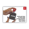Just Launched | COSCO 2000PLUS 011034 Model S 360 1.75 in. x 1 in. 2-Color "Received" Self-Inking Message Dater - Blue/Red image number 5