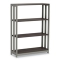 Office Filing Cabinets & Shelves | Linea Italia LITTR735MOC 31-1/2 in. x 11-5/8 in. x 43-1/4 in. Three-Shelf Trento Line Bookcase - Mocha image number 0