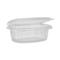Food Trays, Containers, and Lids | Pactiv Corp. YCA910240000 EarthChoice 24 oz. Recycled PET Hinged Container - Clear (280/Carton) image number 1