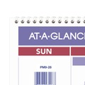 Back to School Sale | AT-A-GLANCE PM9-28 12 Month: Jan 2026 to Dec 2026 22 in. x 29 in. 2-Month Wall Calendar - White/Blue/Red Sheets image number 2