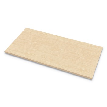 Fellowes Mfg Co. 9649701 Levado 48 in. x 24 in. Laminate Table Top - Maple