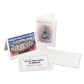 Envelopes & Mailers | Avery 08316 85 lbs. 5.5 in. x 8.5 in. Half-Fold Greeting Cards with Matching Envelopes for Inkjet Printers - Matte White (1 Card/Sheet, 30 Sheets/Box) image number 3