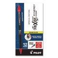 Pens | Pilot PIL17372 Frixion Synergy Clicker Erasable Gel Pen, Retractable, Extra Fine 0.5 mm, Red Ink, Black/Red Barrel, Dozen image number 1