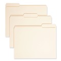 File Folders | Smead 10405 1.5 in. Expansion 1/3-Cut Tab Expandable Heavyweight File Folders - Letter Size/Manila (50/Box) image number 0
