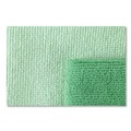 Cleaning Cloths | Rubbermaid Commercial 1820578 12 in. x 12 in. Microfiber Cleaning Cloths - Green (24/Pack) image number 3