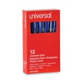 Pens | Universal UNV15531 1 mm Comfort Grip Retractable Ballpoint Pens - Medium, Blue (1 Dozen) image number 0