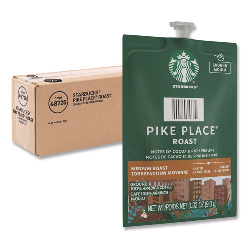 Coffee | FLAVIA 48725 Starbucks Pike Place Roast Coffee Freshpack (38/Carton) image number 0