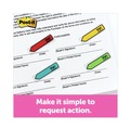 Page Flags | Post-it Flags 684-SH Arrow Message 0.5 in. Sign Here Page Flags with Dispensers - Assorted Primary (120/Pack) image number 2