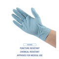Disposable Gloves | Boardwalk 382SBXA 5 mil. Disposable Examination Nitrile Gloves - Small, Blue (100/Box) image number 6