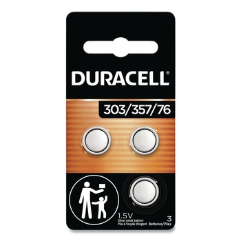 Duracell DU303/357-3PK 1.5 Volts 303/357 Button Cell Battery (3/Pack)