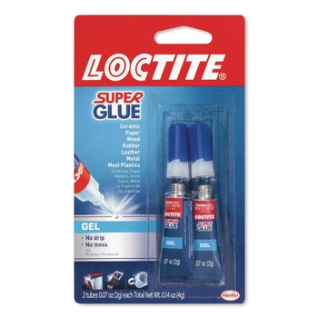 PRODUCTS | Loctite 1255800 0.07 oz. Super Glue Gel Tubes - Dries Clear (2/Pack)